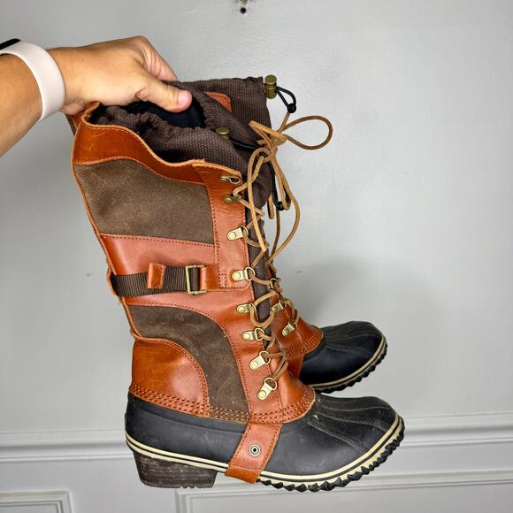 Sorel Conquest Carly II Boot Winter Boots Womens 9 - Picture 1 of 13